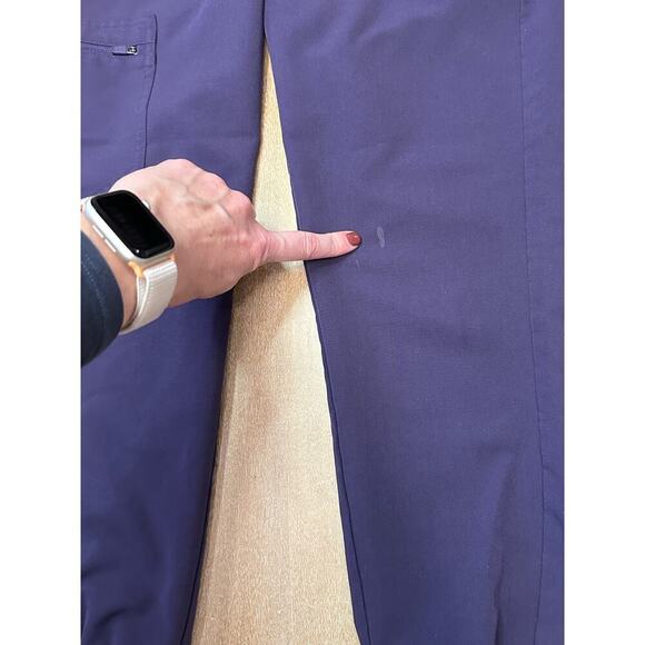 Figs Zamora Jogger Scrub Pants PURPLE SHADOW XS Petite - Picture 3 of 8